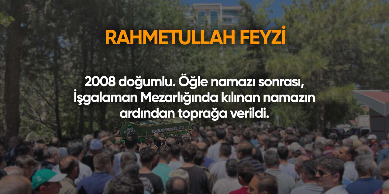 Konya'da bugün vefat edenler | 7 Ocak 2026 18